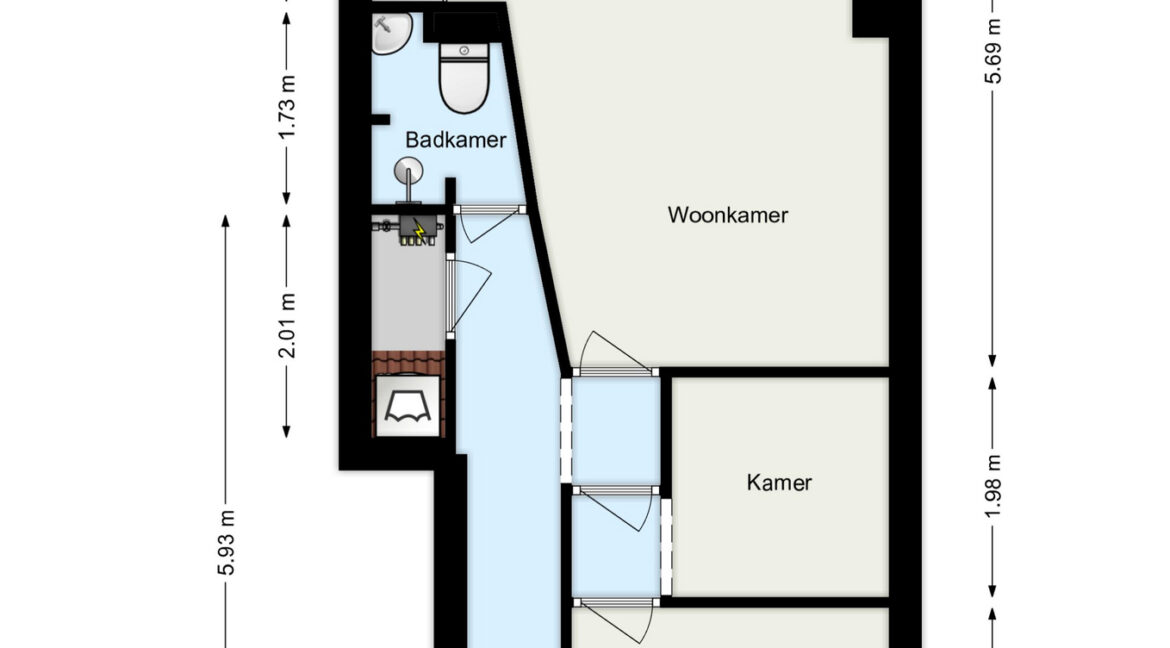 Geervlietstraat 28B begane grond