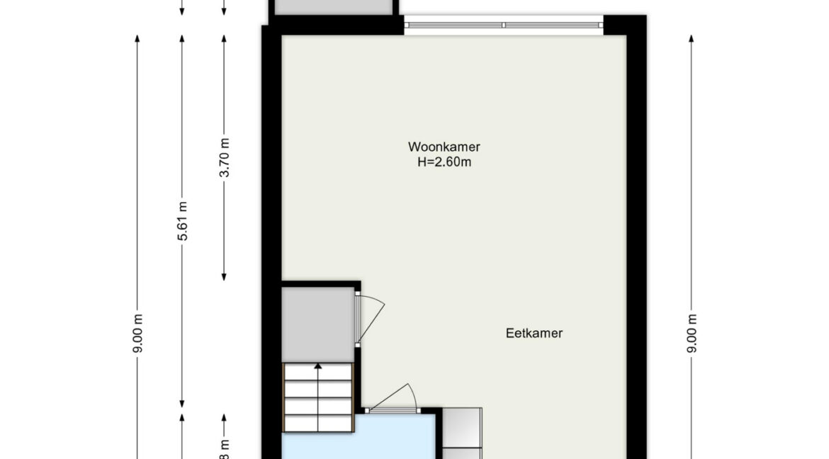 Wisselspoor 107 begane grond