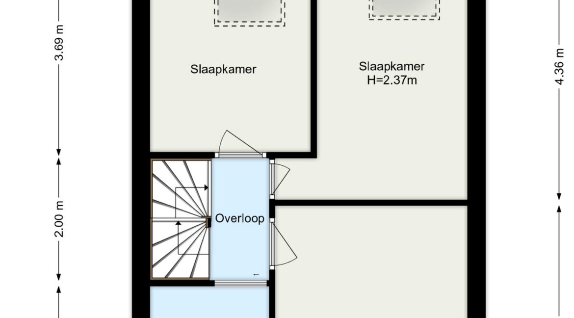 Wisselspoor 107 verdieping 1